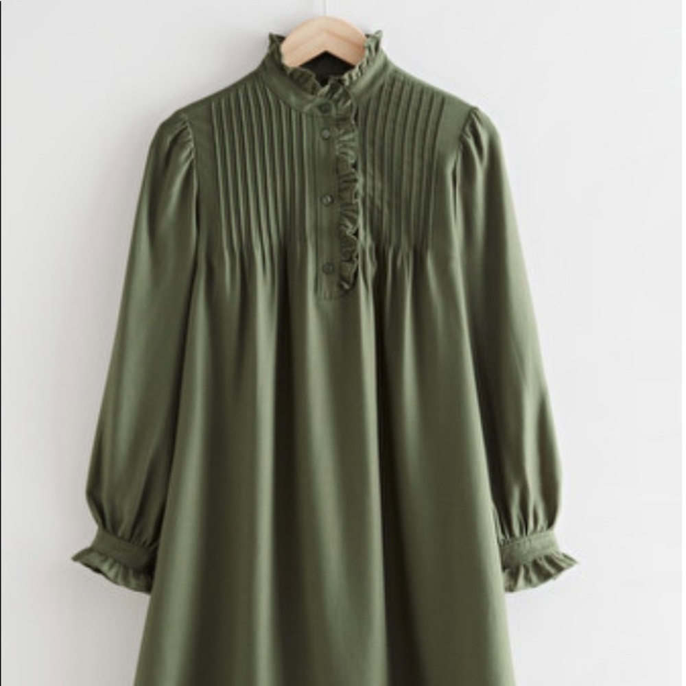 Ruffled Babydoll Mini Dress NEW with tags